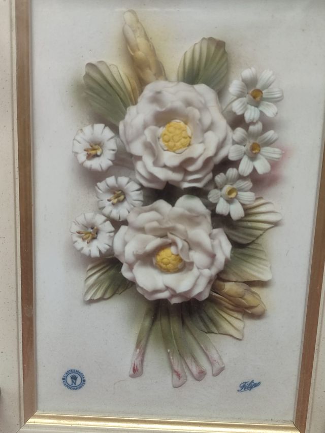 Cuadro Capodimonte Flores