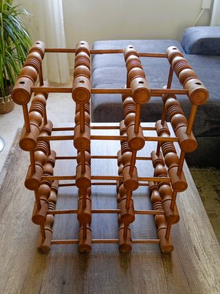 BOTELLERO CLASICO DE MADERA