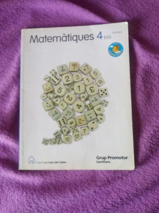 Libro mates 4 de eso volum 2