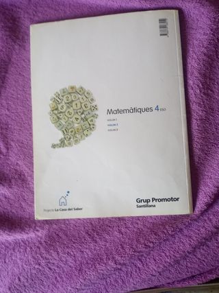 Libro mates 4 de eso volum 2