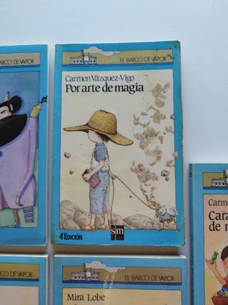 Lote de libros barco de vapor