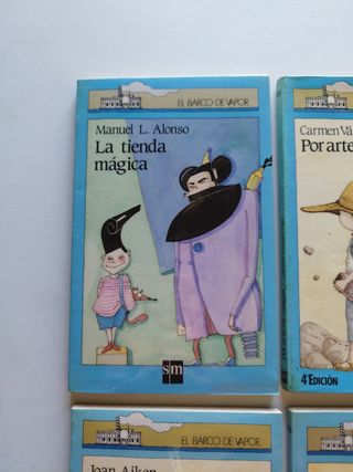 Lote de libros barco de vapor