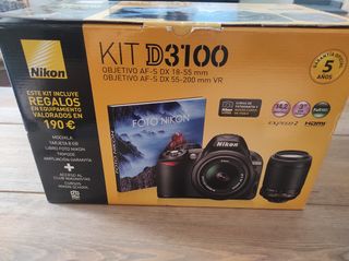 Nikon D3100 + 2 objetivos