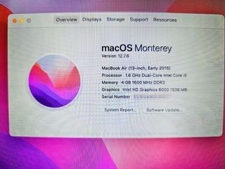 MacBook Air 13" Early 2015 Plata