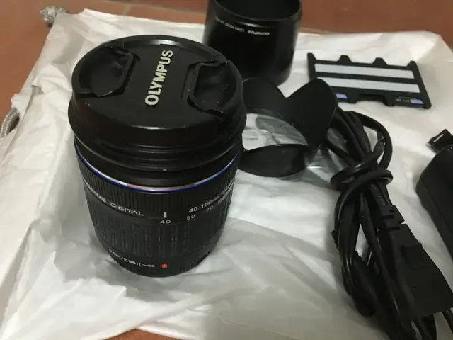 Objetivo Olympus 40-160MM+ accesorios