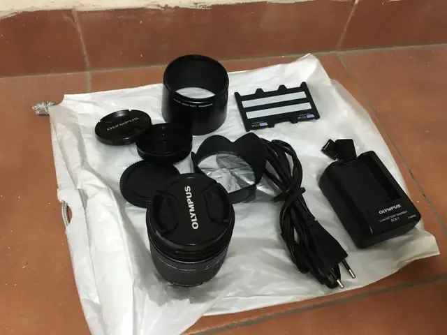 Objetivo Olympus 40-160MM+ accesorios