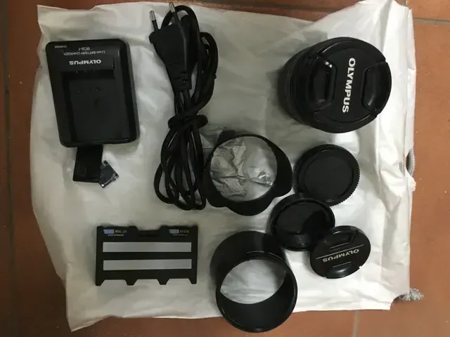 Objetivo Olympus 40-160MM+ accesorios