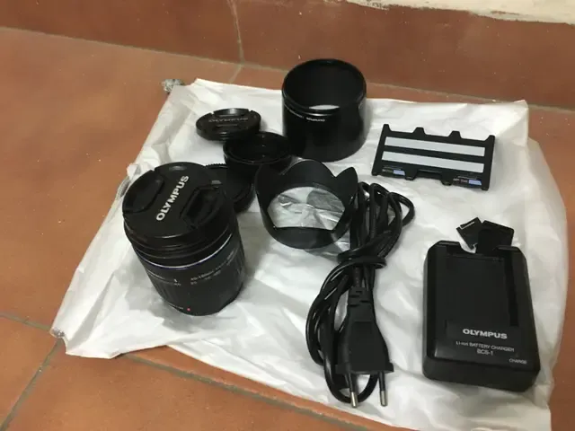 Objetivo Olympus 40-160MM+ accesorios
