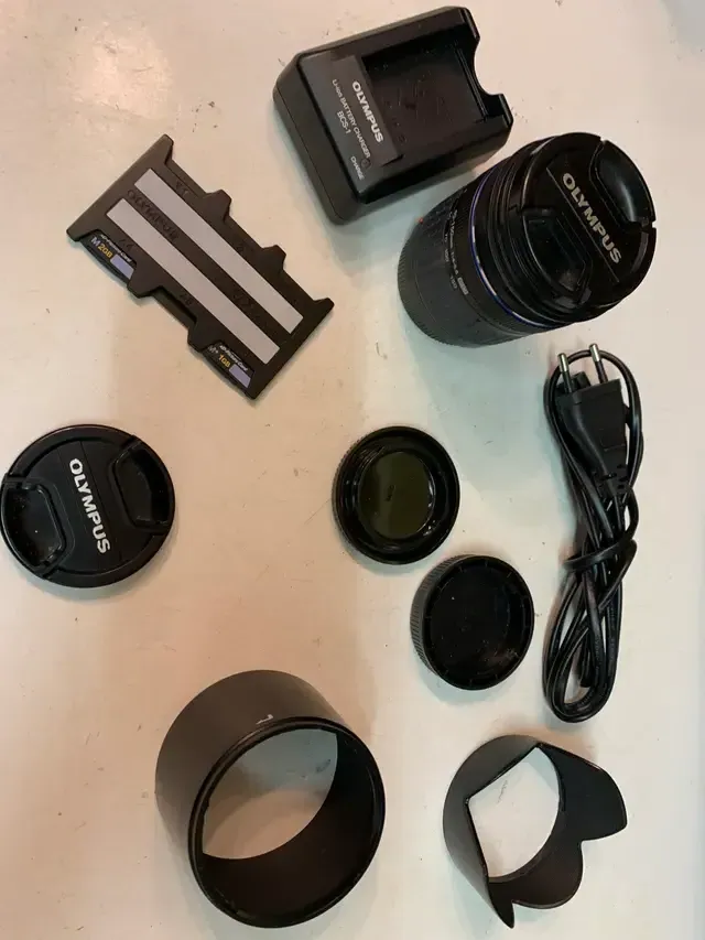 Objetivo Olympus 40-160MM+ accesorios
