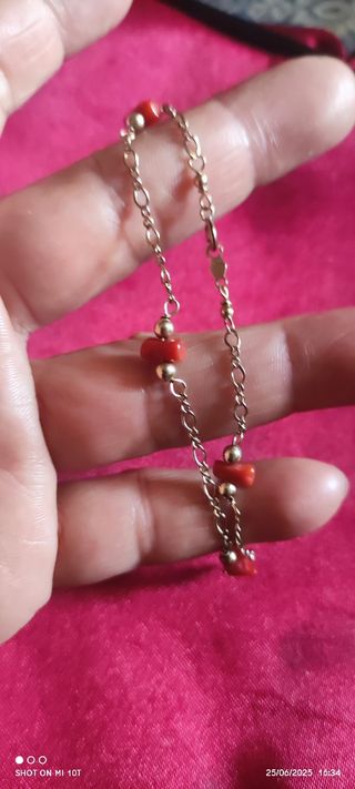 Pulsera oro 14k oro bajo