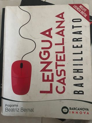 Libro de castellano 1 y 2n batx