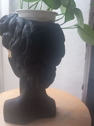 Maceta David escultura