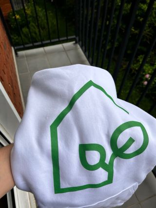 2 Sudaderas blanca con capucha - Verde