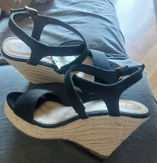 Sandalias cuña esparto Marypaz - 37