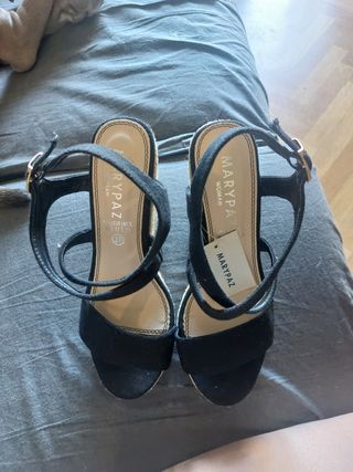 Sandalias cuña esparto Marypaz - 37
