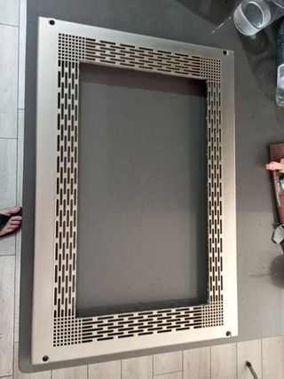 Embellecedor microondas acero