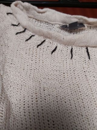 Maglione corto bianco