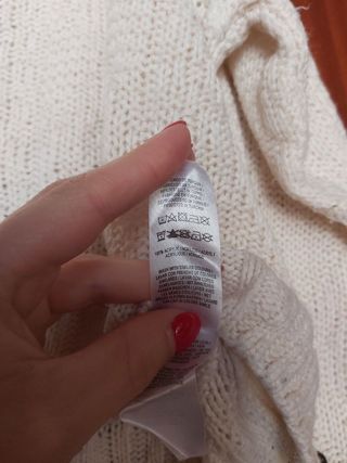 Maglione corto bianco