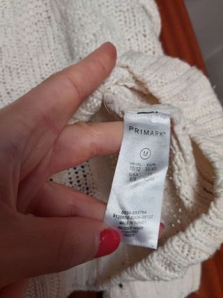 Maglione corto bianco