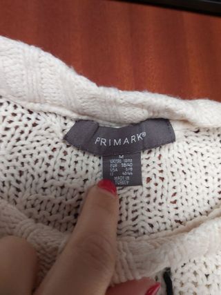 Maglione corto bianco