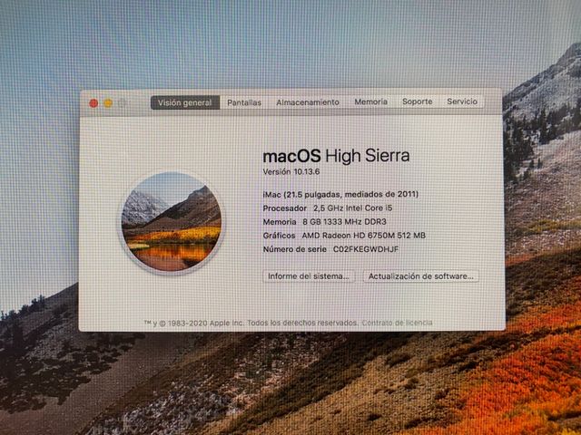 iMac 21.5"- 8GB RAM