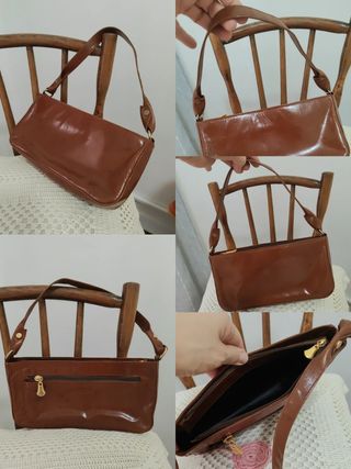 Bolso marrón bandolera