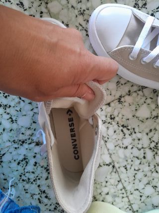 Converse Chuck Taylor Beige - plataforma