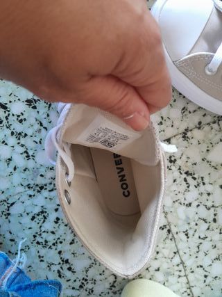 Converse Chuck Taylor Beige - plataforma