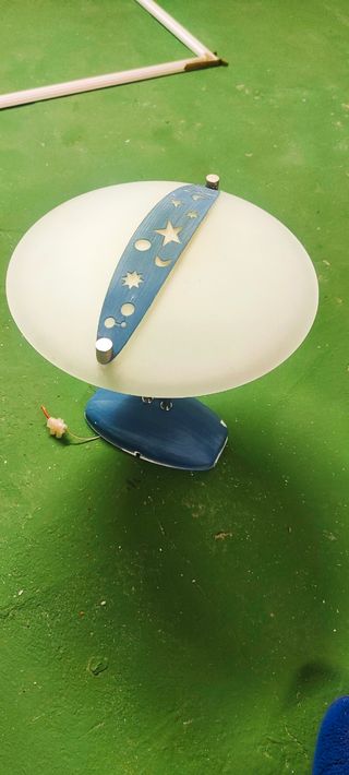 Lampara techo infantil azul - Estrellas
