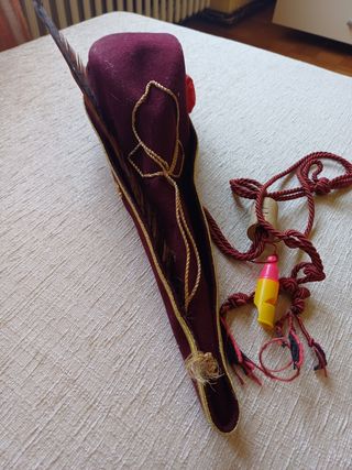 Cappello Goliardico Feluca Rosso