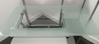 Vetro metallico temperato da tavolo