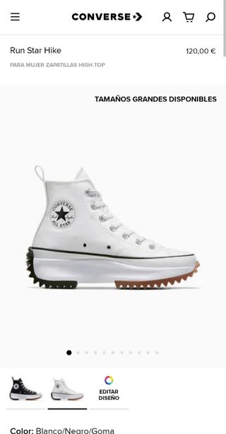 Converse Run Star Hike nuevas 