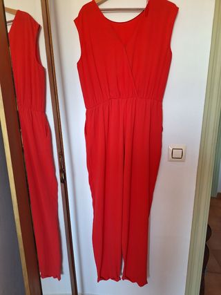 Mono rojo Zara - elegante