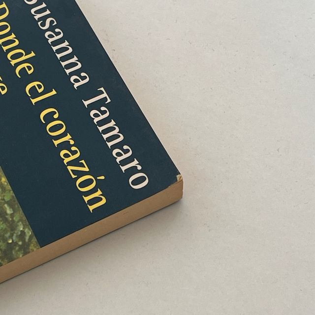 Libro "Donde el corazon te lleve"