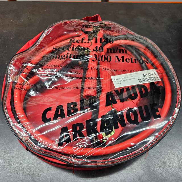 Cables arranque coche 3m 40mm