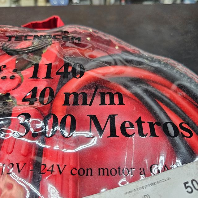 Cables arranque coche 3m 40mm