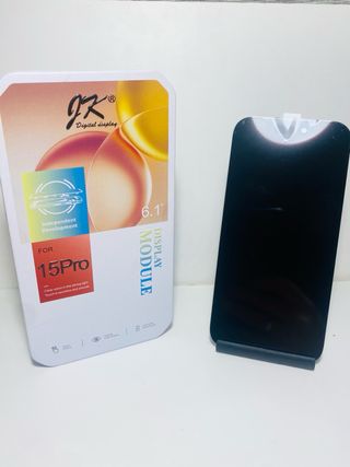 Pantalla 15Pro iphone Negra