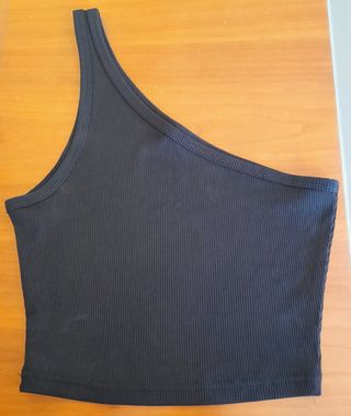 Top negro tirante talla S
