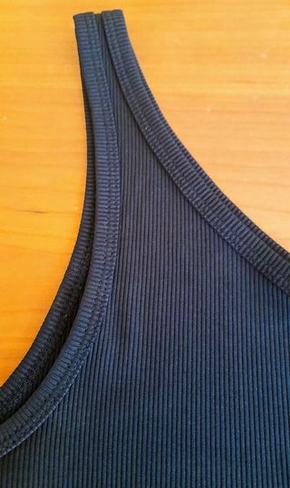 Top negro tirante talla S