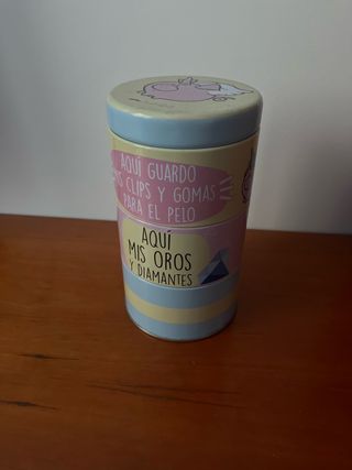 Caja metálica decorada - Unicornio