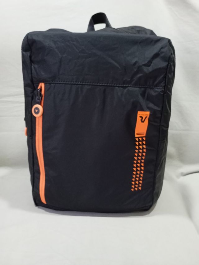 Zaino Roncato pieghevole nero-arancio