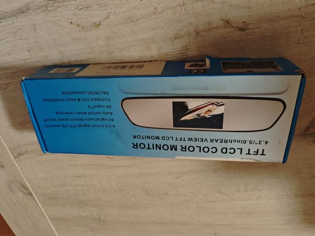 Retrovisor coche 4.3" TFT LCD