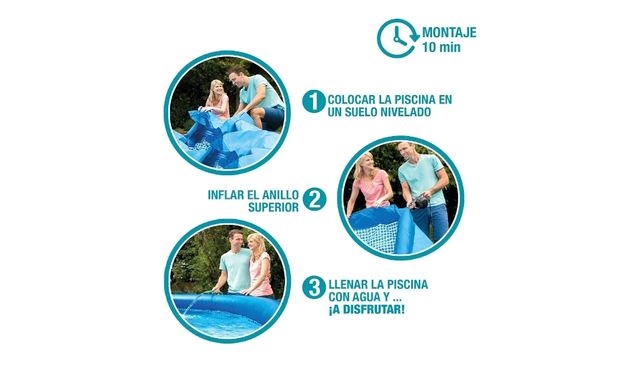 Piscina Intex Easy Set Ø244x61cm