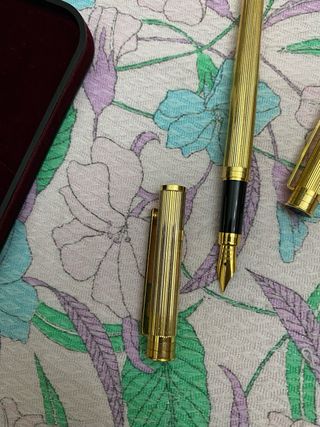 Set 3 penne oro vintage