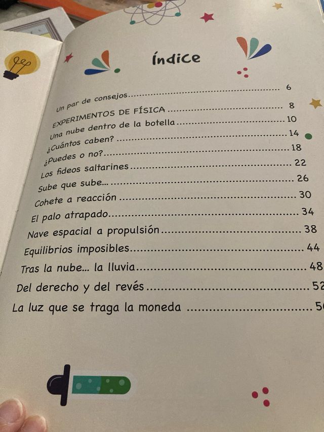 Experimentos con agua, aire y sonido