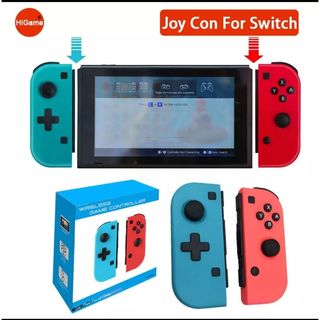 Mando Gamepad inalámbrico Bluetooth Joystick compatible con nintendo NS/Lite/OLED , rojo + azul, NUEVO