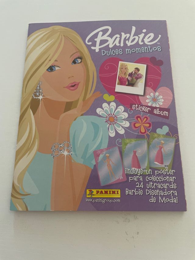 Álbum de cromos BARBIE Dulces Momentos COMPLETO