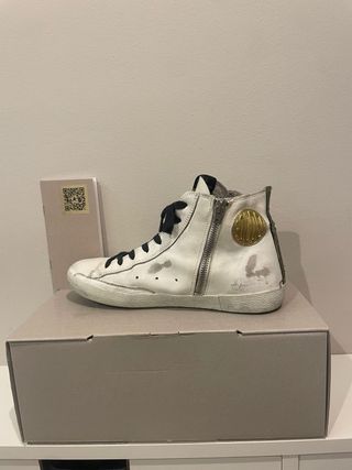 Golden Goose Zapatillas altas blancas