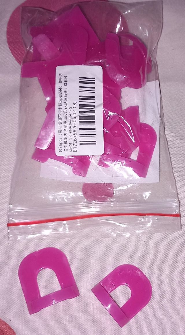 Plantillas esmalte de uñas manicura rosa. nuevas