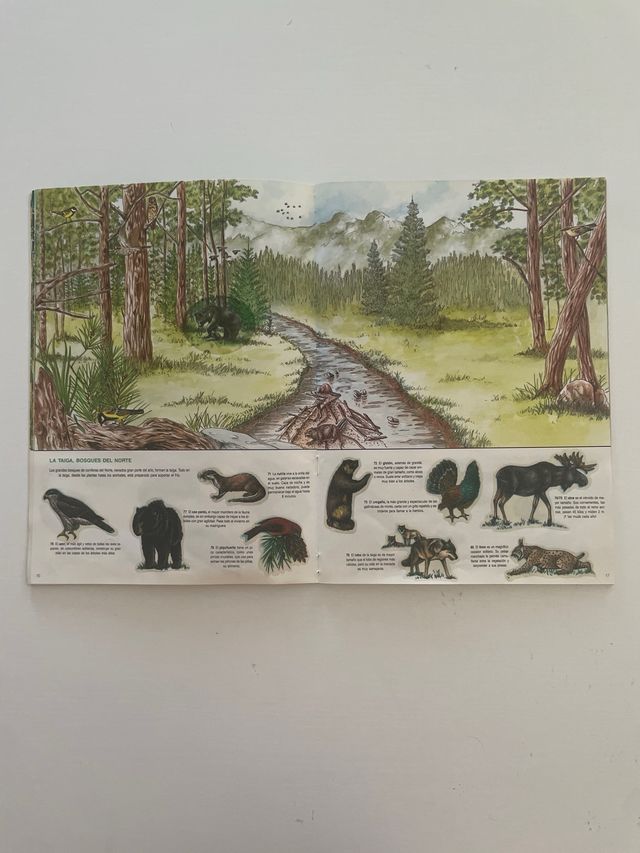 Álbum CROMOTINAS. ANIMALES Y SU MUNDO. COMPLETO